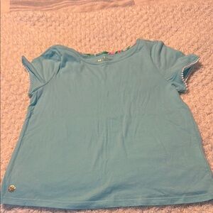 Lily Pulitzer Girls Blue Shirt